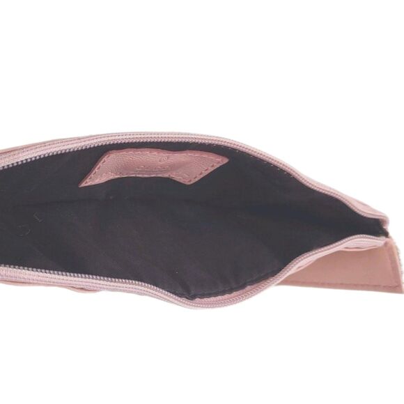 Gucci >RARE< Soft Pink Leather Wraparound Zip Wrist Wallet Cuff w/ COA, Vintage - Picture 7 of 10